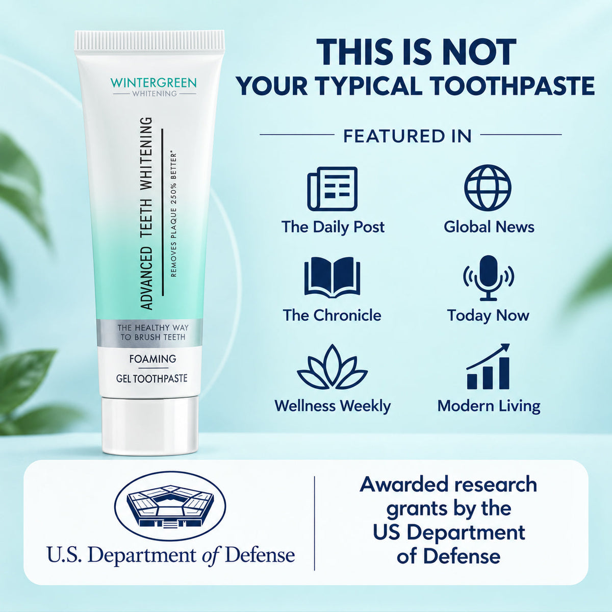 Wintergreen Gel Toothpaste